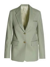 Lanvin Wool Single Breast Blazer Jacket Green