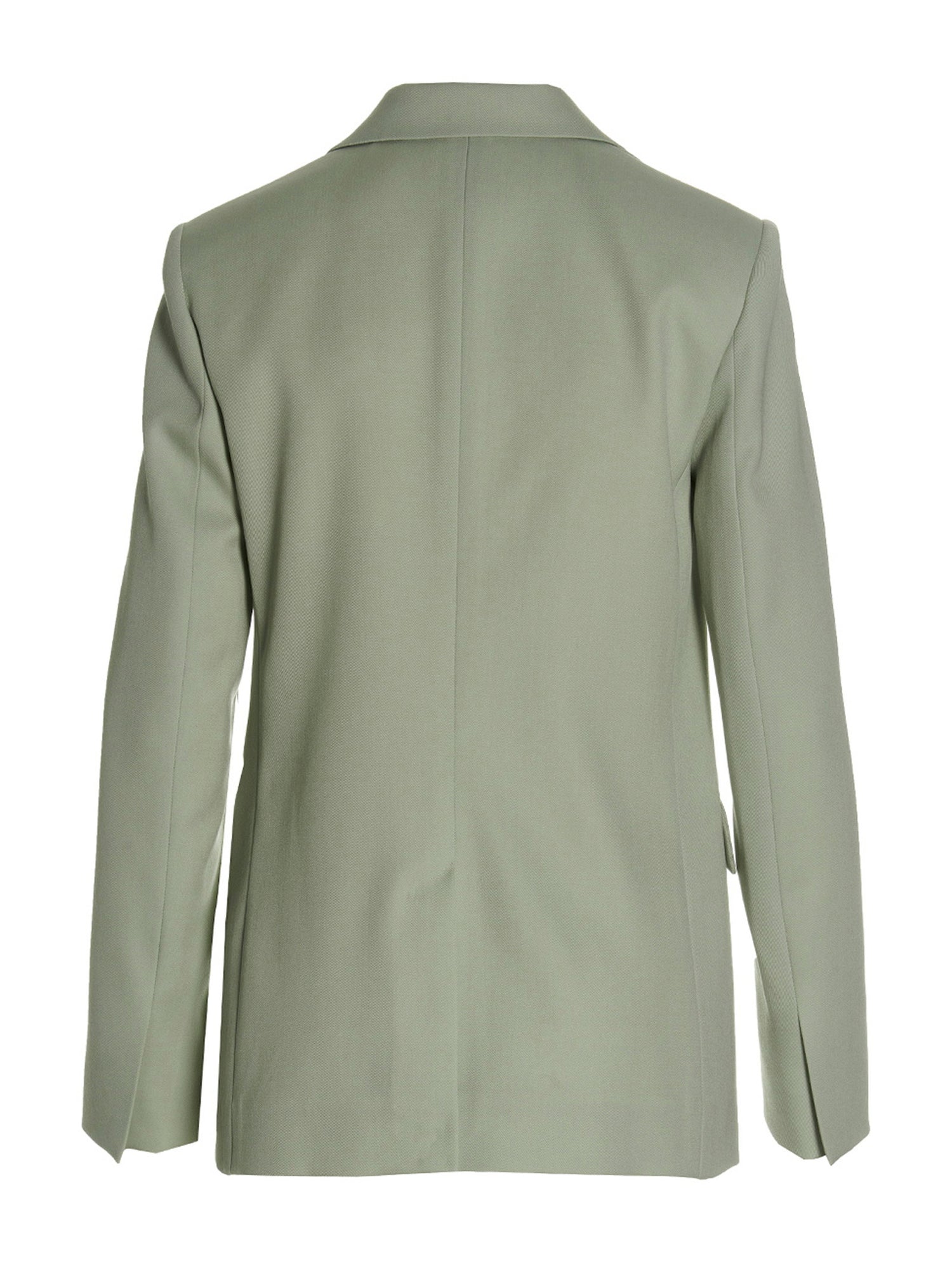 Lanvin Wool Single Breast Blazer Jacket Green