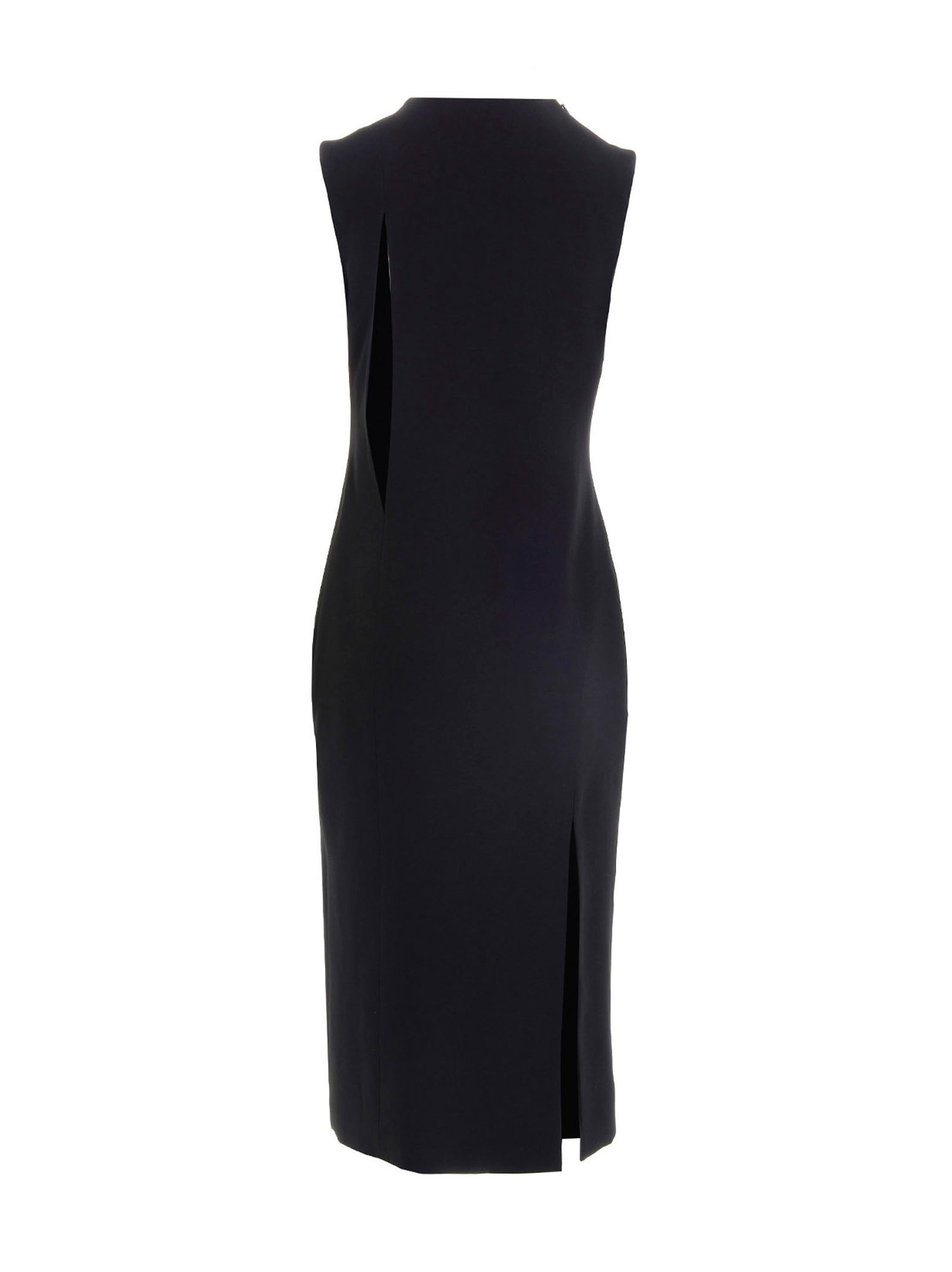 Versace Cut Out Midi Dress Black