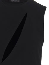 Versace Cut Out Midi Dress Black