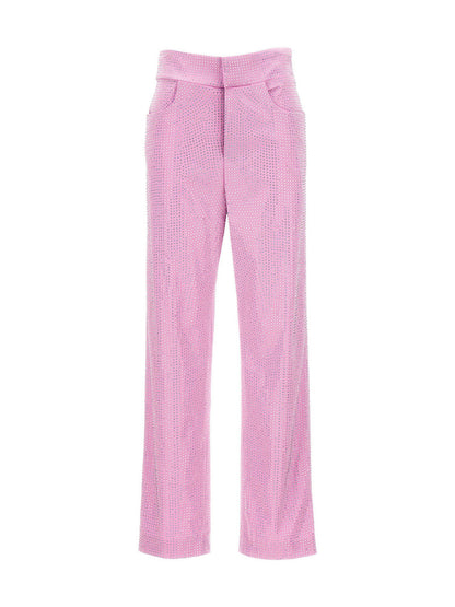 Giuseppe Di Morabito All-over Crystal Pants Pink