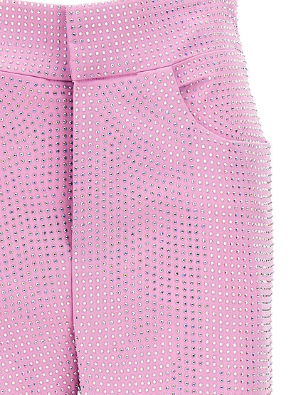 Giuseppe Di Morabito All-over Crystal Pants Pink