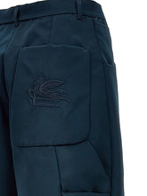 Etro Pegaso Cargo Pants Blue