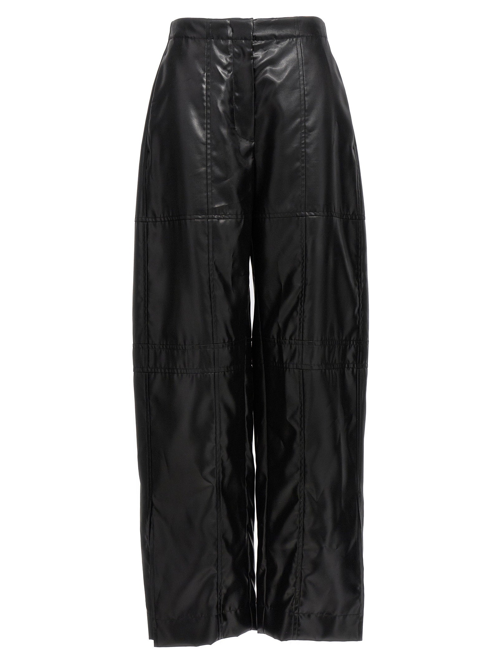 Jil Sander Coated Pants Black
