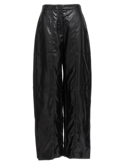 Jil Sander Coated Pants Black