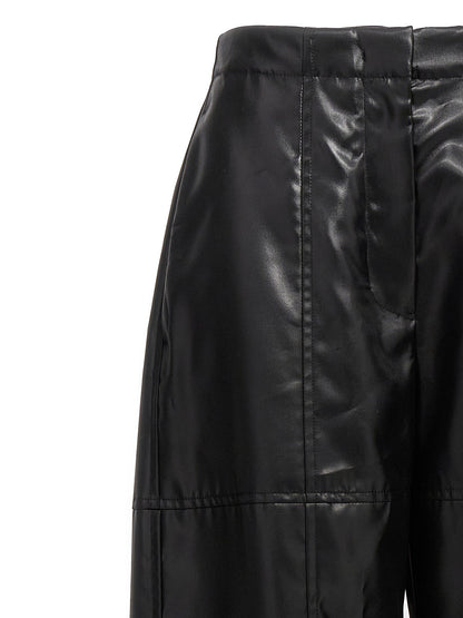 Jil Sander Coated Pants Black