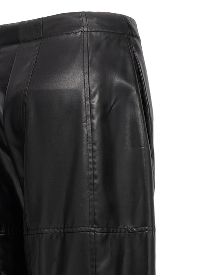 Jil Sander Coated Pants Black