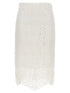 Burberry Lace Skirt White