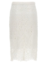 Burberry Lace Skirt White