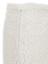 Burberry Lace Skirt White