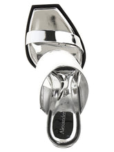 Alexander McQueen Mirror Sandals Silver