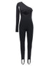 David Koma Scuba Cut Out One-length Bodysuit Black