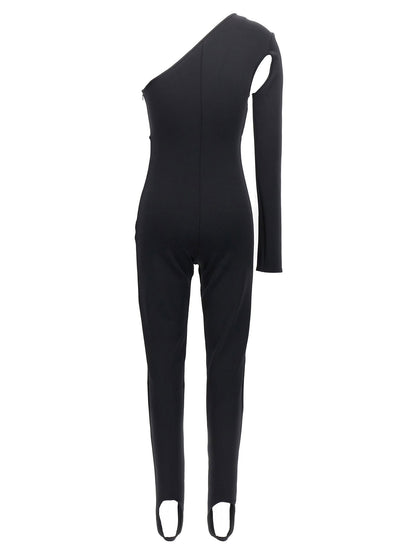 David Koma Scuba Cut Out One-length Bodysuit Black