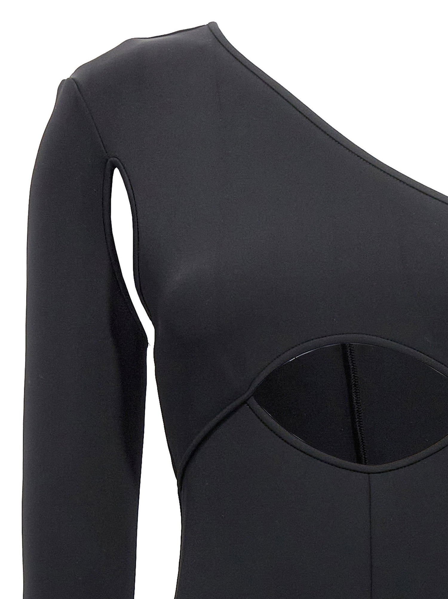 David Koma Scuba Cut Out One-length Bodysuit Black