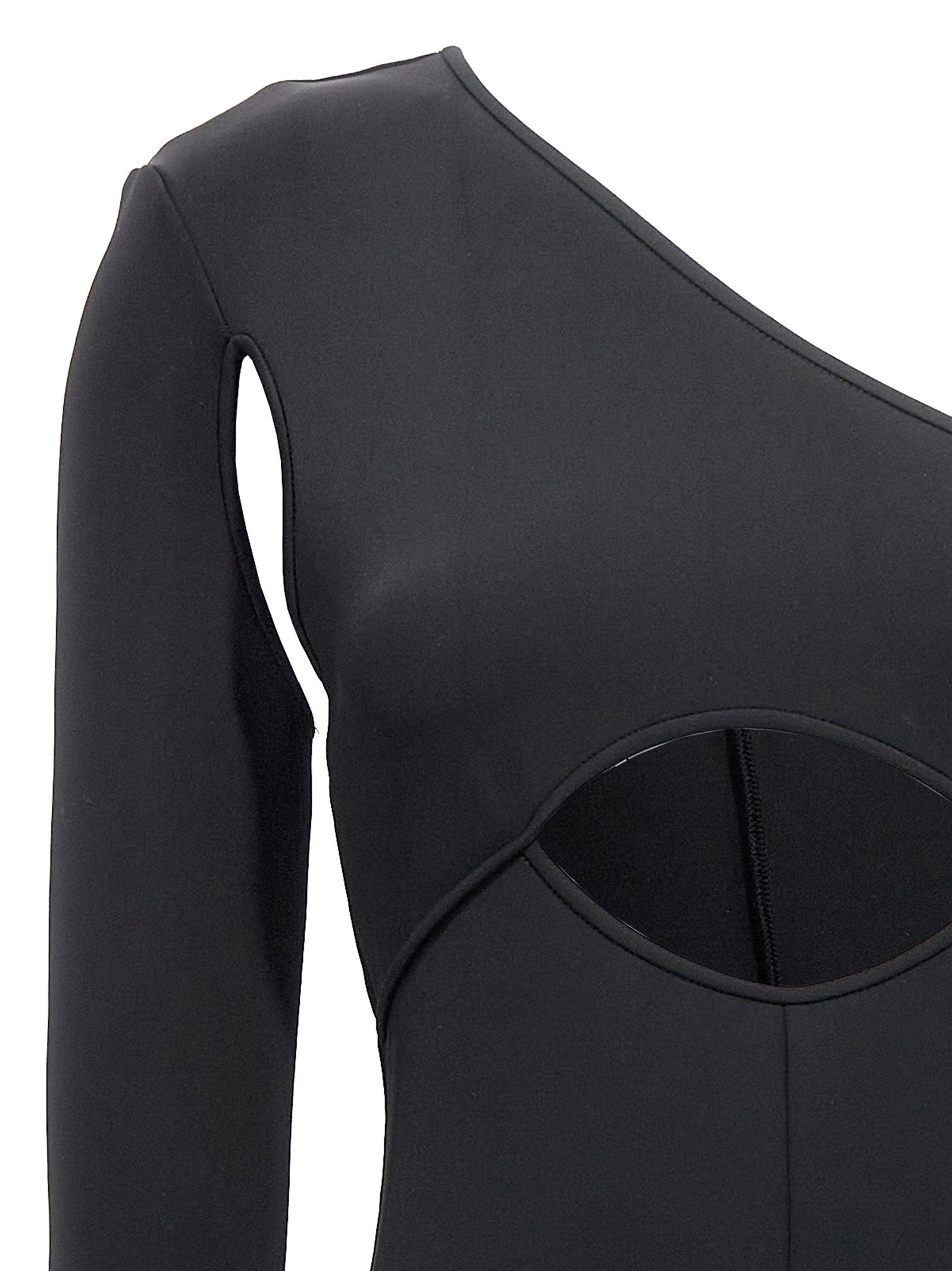 David Koma Scuba Cut Out One-length Bodysuit Black