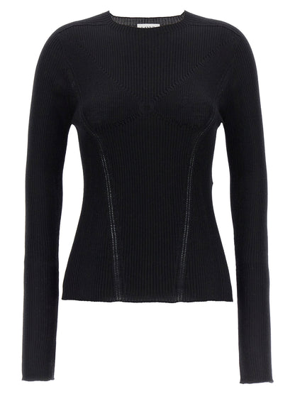 Lanvin Ribbed Sweater Black