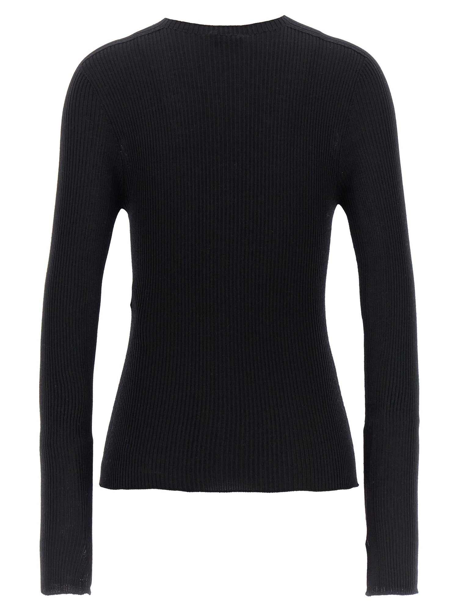 Lanvin Ribbed Sweater Black