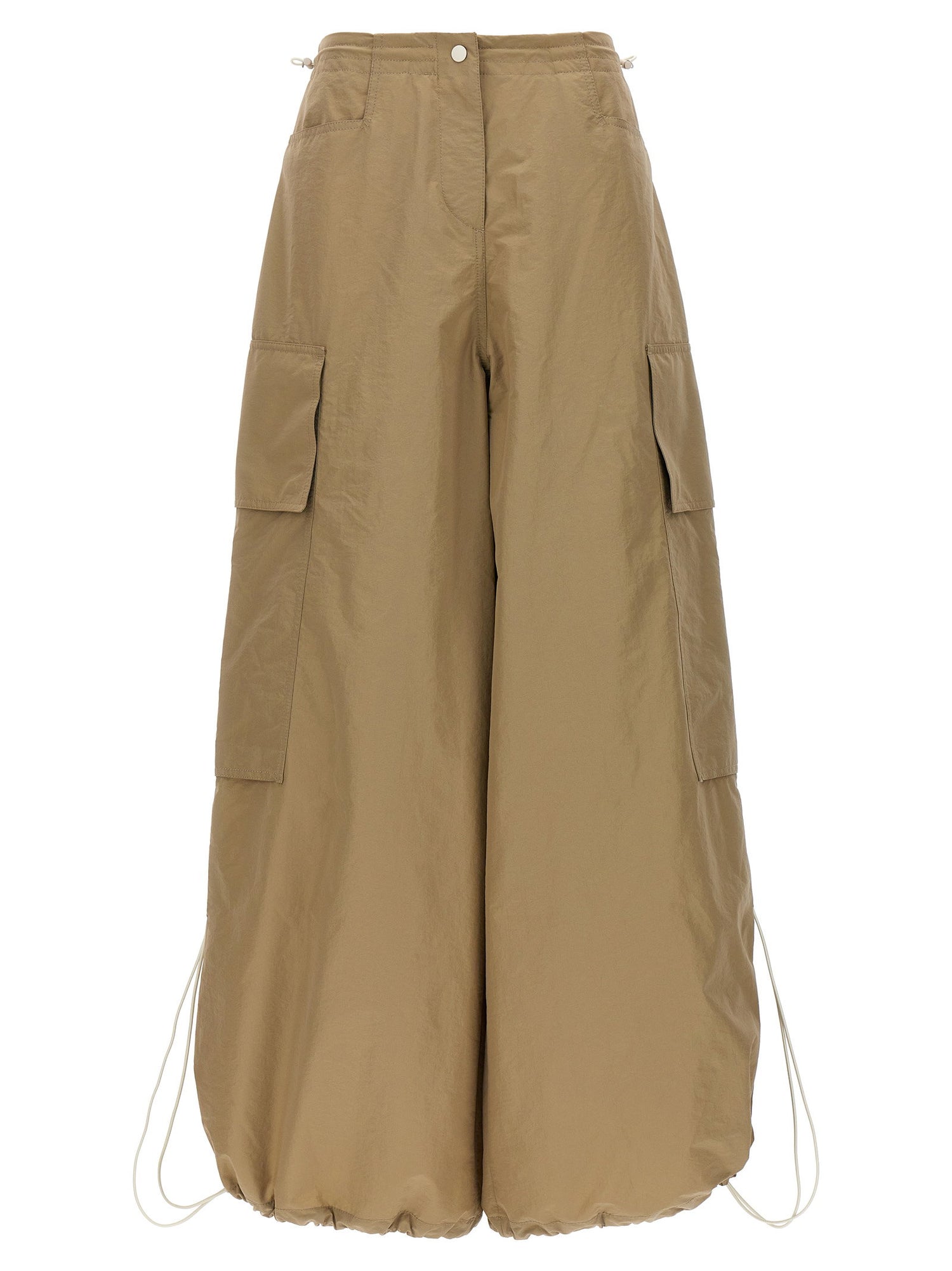 Palm Angels Parachute Pants Beige