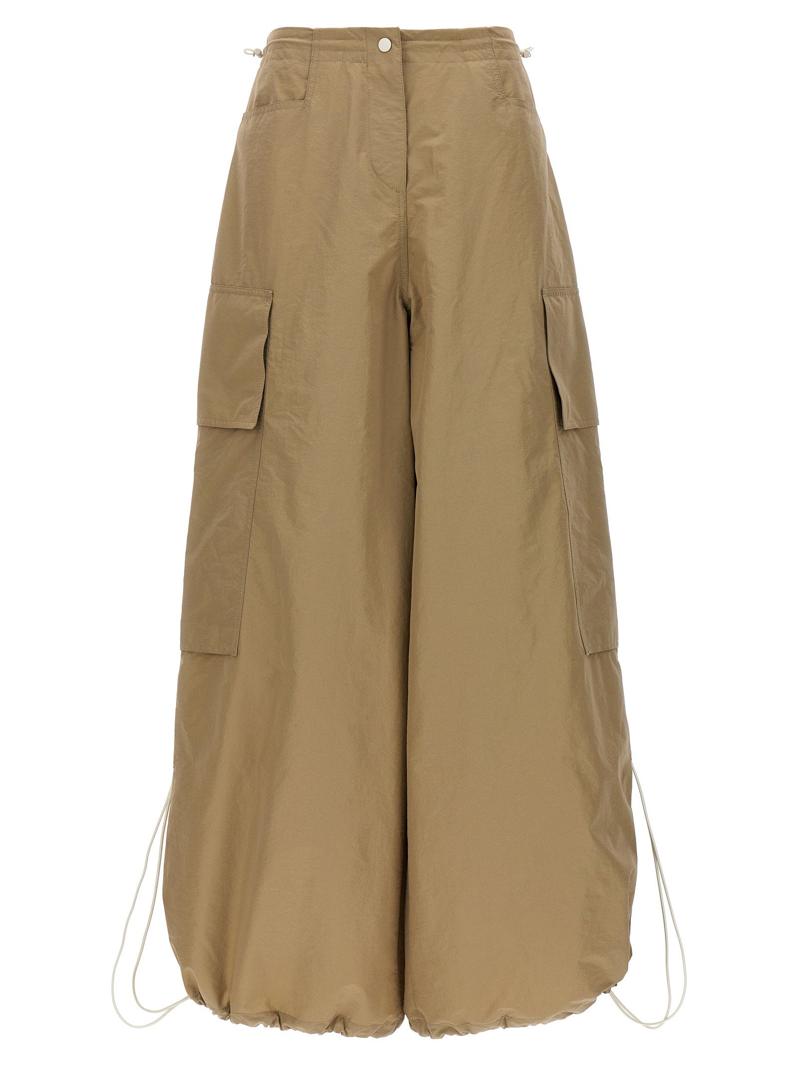 Palm Angels Parachute Pants Beige