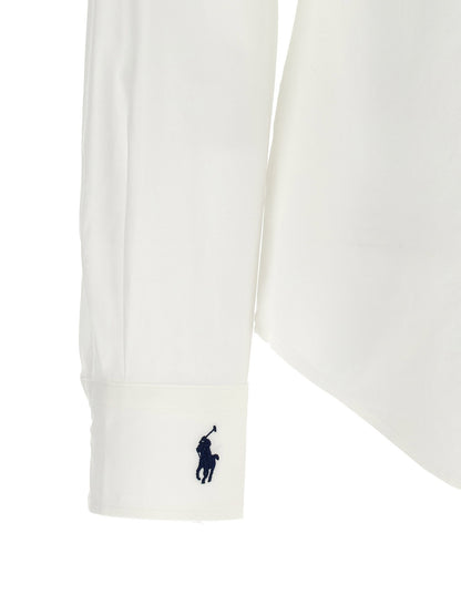 Polo Ralph Lauren Logo Embroidery Shirt White