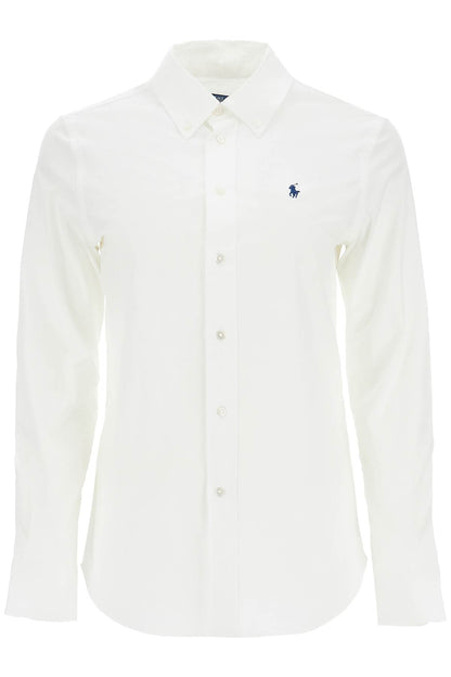 Polo Ralph Lauren white slim fit cotton shirt white