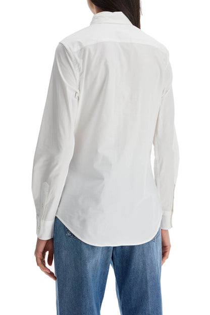 Polo Ralph Lauren white slim fit cotton shirt white