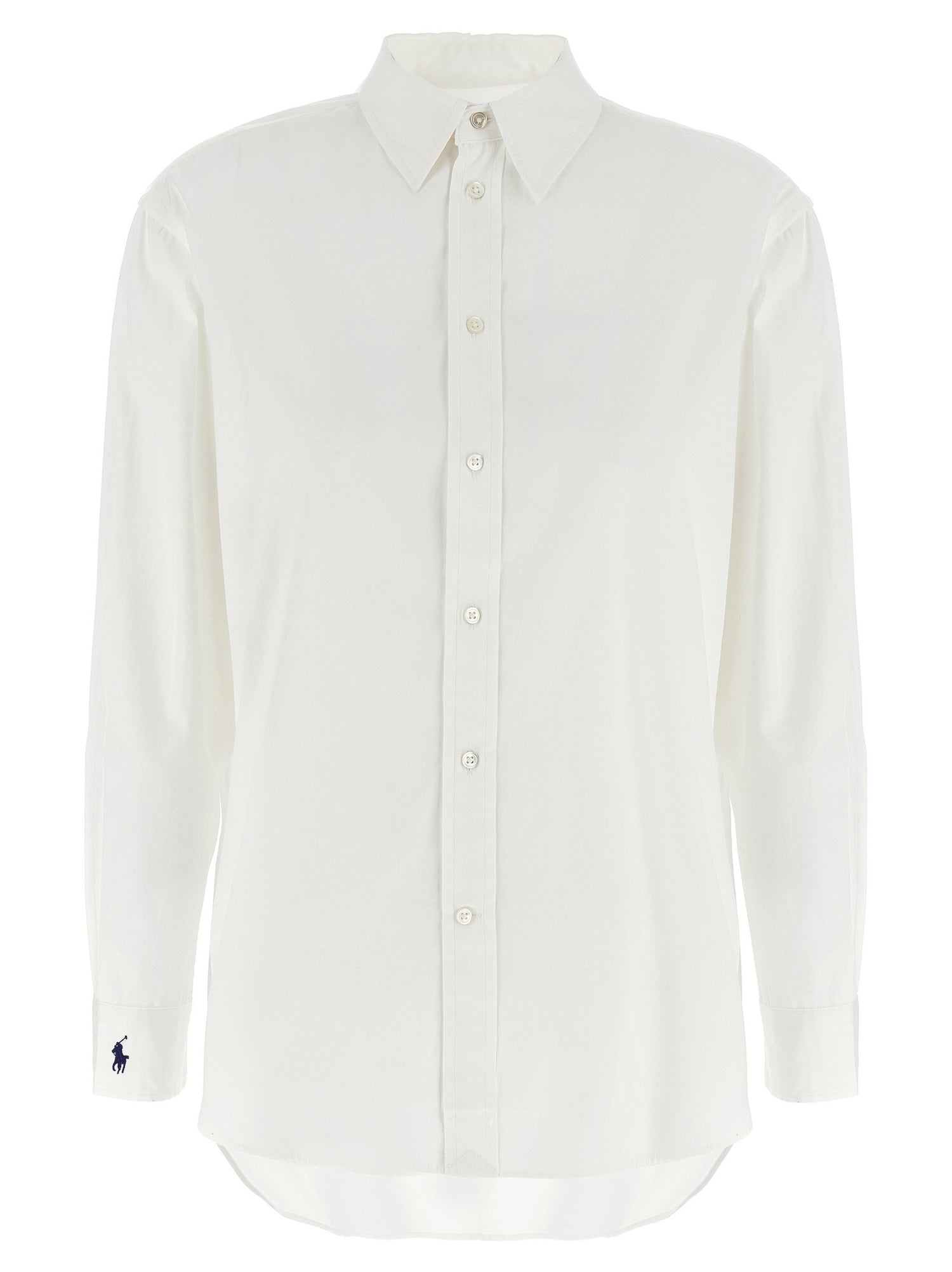 Polo Ralph Lauren Embroidered Cuffs Shirt White