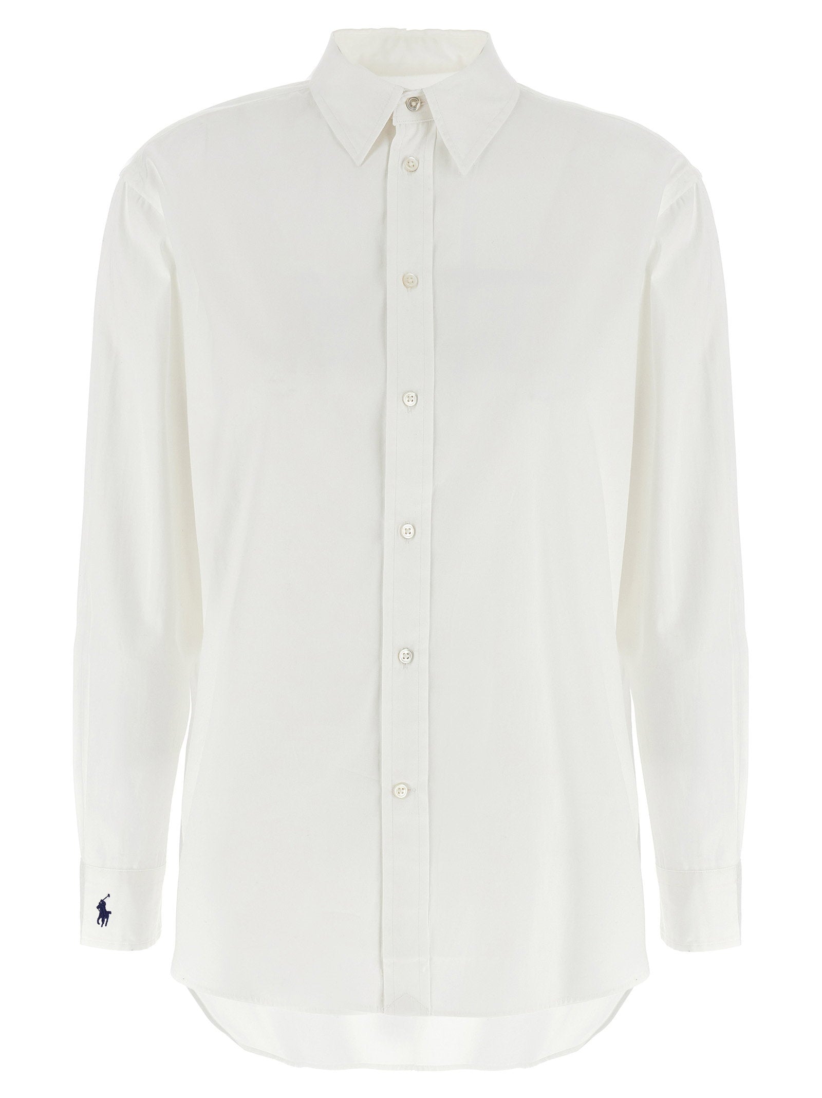 Polo Ralph Lauren Embroidered Cuffs Shirt White
