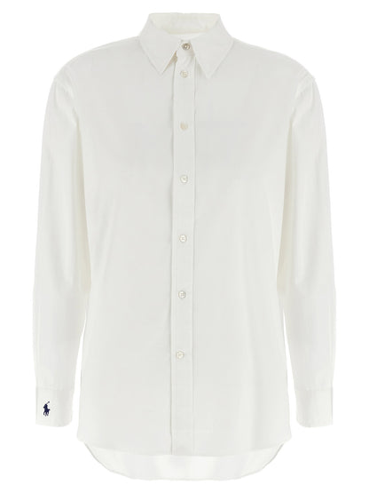 Polo Ralph Lauren Embroidered Cuffs Shirt White