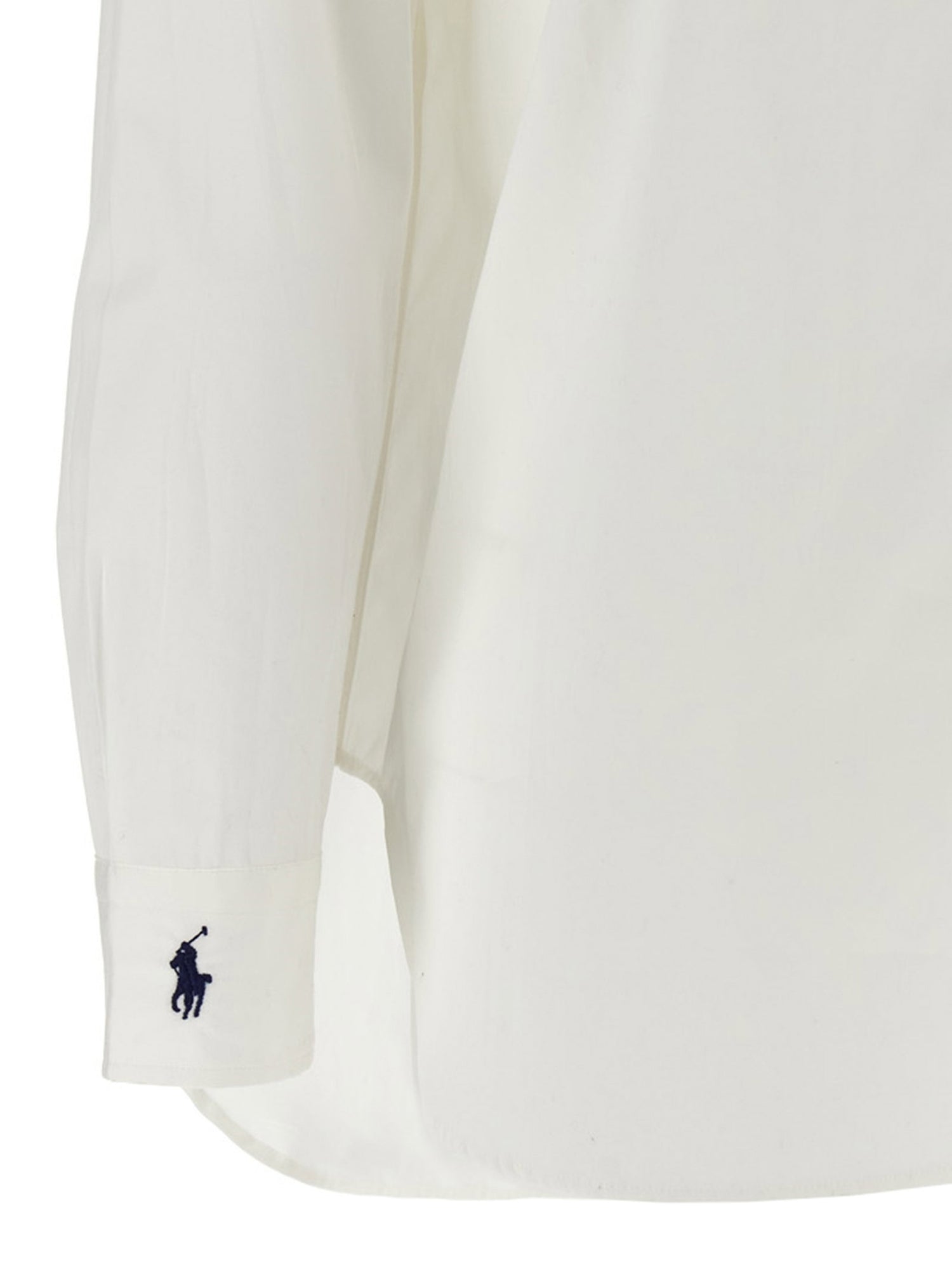 Polo Ralph Lauren Embroidered Cuffs Shirt White