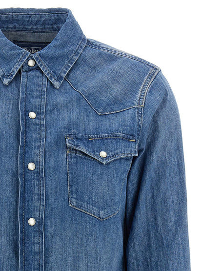 Polo Ralph Lauren Denim Shirt Blue