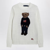 Polo Ralph Lauren Polo Bear Crewneck Sweater White