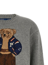 Polo Ralph Lauren Polo Bear Intarsia Sweater Gray