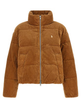 Polo Ralph Lauren Corduroy Down Jacket Brown