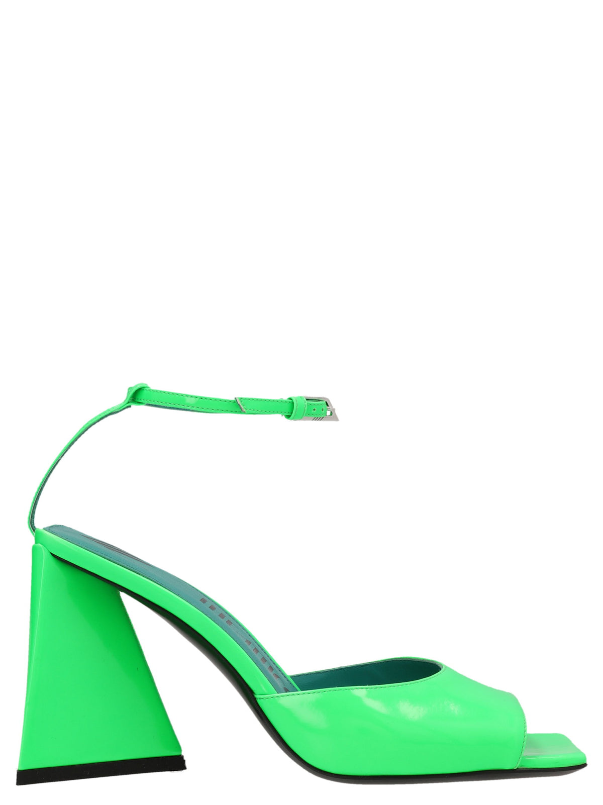 The Attico Piper Sandals Green