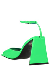 The Attico Piper Sandals Green
