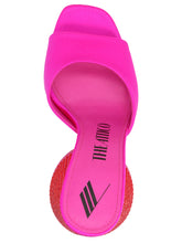 The Attico Luz Mules Fuchsia