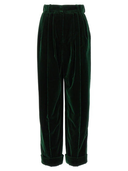 Alexandre Vauthier Boyfriend Pants Green