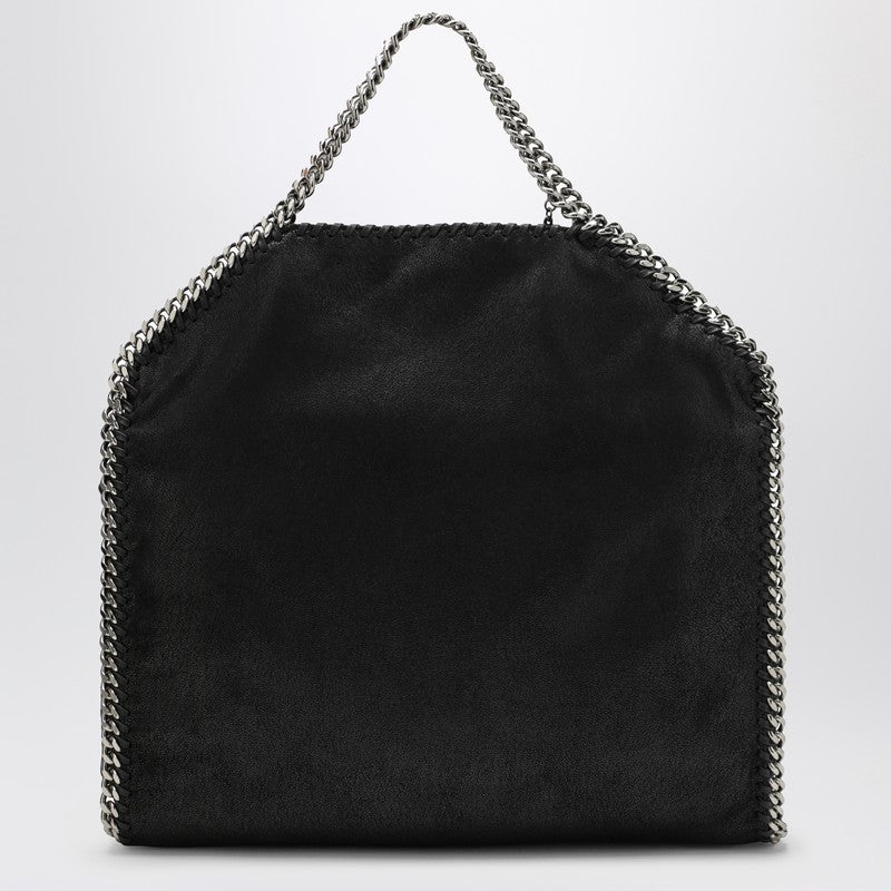 Stella McCartney Falabella Fold Over Eco-Leather Shoulder Bag Black