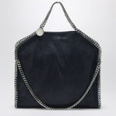 Stella McCartney Navy Falabella Fold Over Eco-Leather Tote Bag Blue