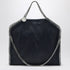 Stella McCartney Navy Falabella Fold Over Eco-Leather Tote Bag Blue