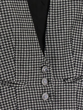 Alexandre Vauthier Houndstooth Waistcoat White/black