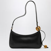 Jacquemus Le Bisou black leather shoulder bag Black