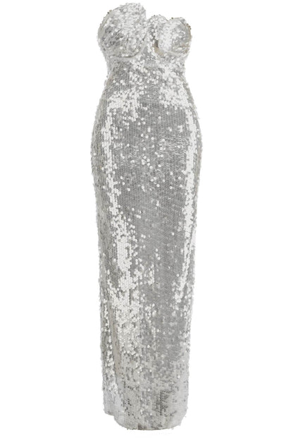 Christopher Esber Opaline Sequins Maxi Dress