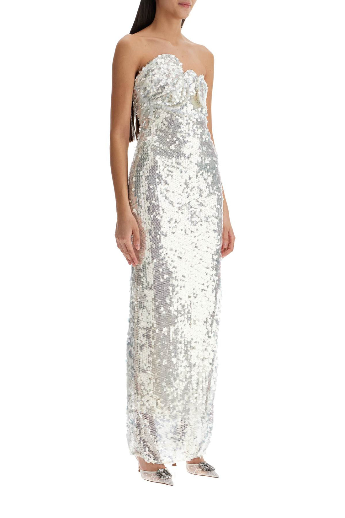 Christopher Esber Opaline Sequins Maxi Dress