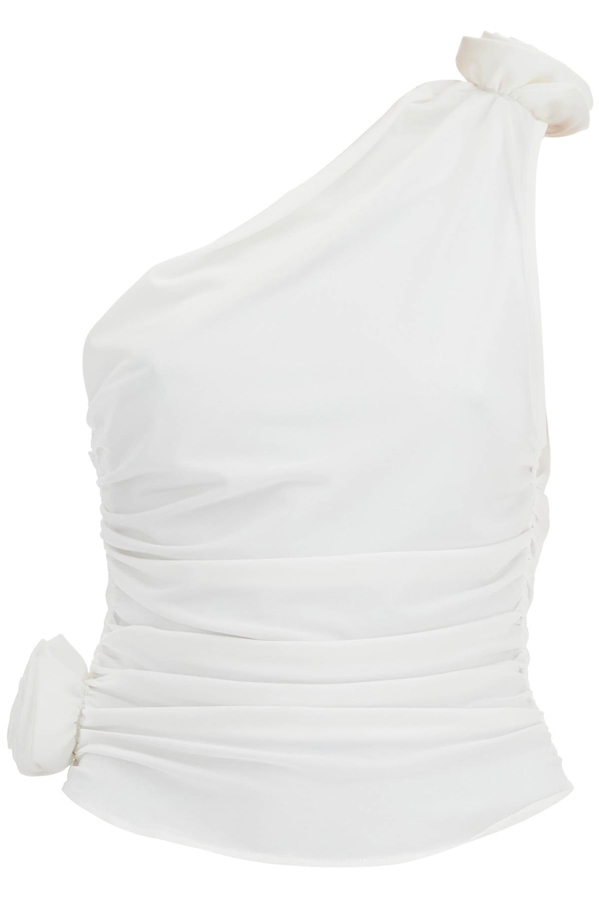 One-shoulder jersey top