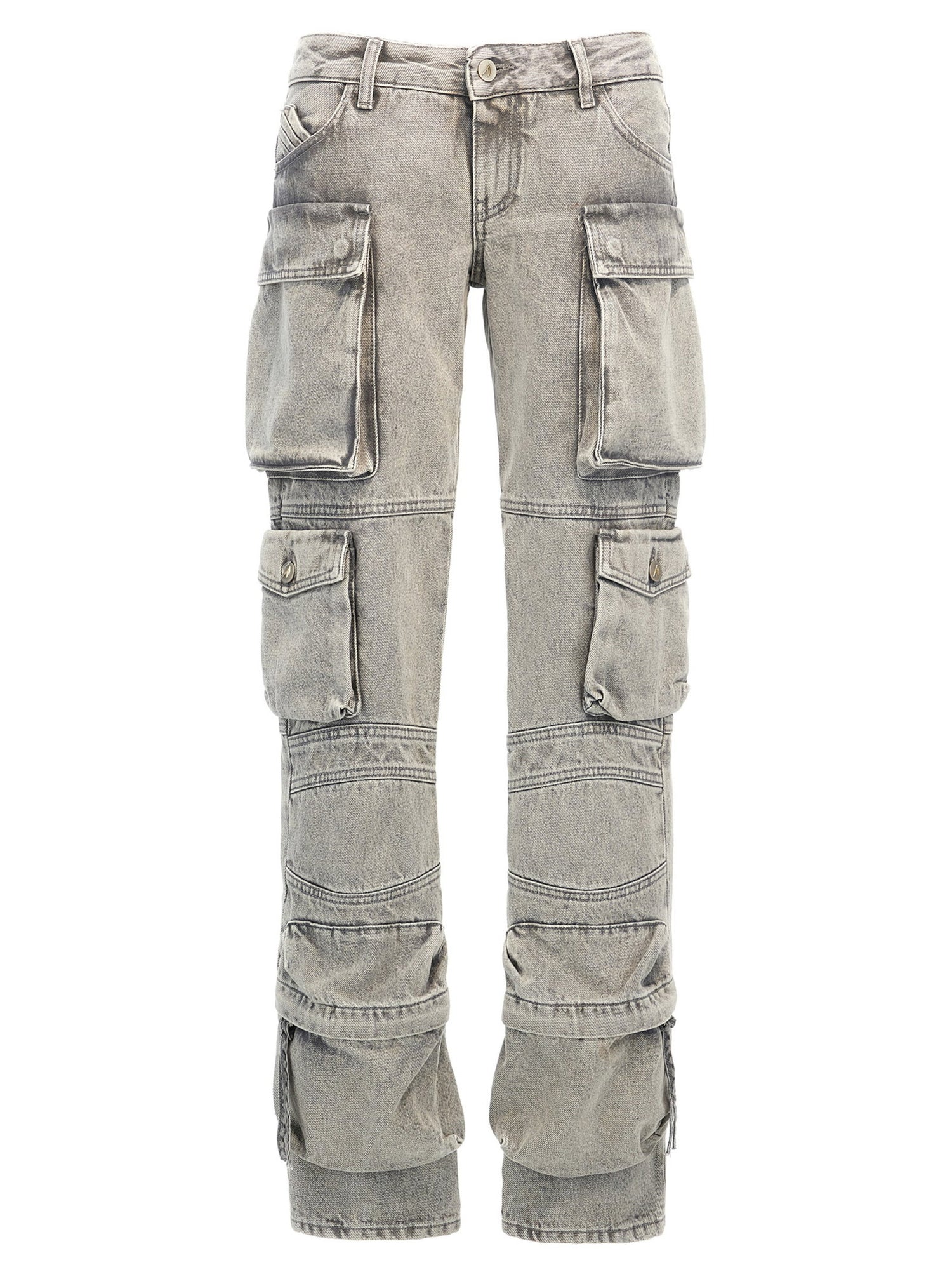 The Attico Essie Jeans Gray