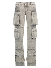The Attico Essie Jeans Gray