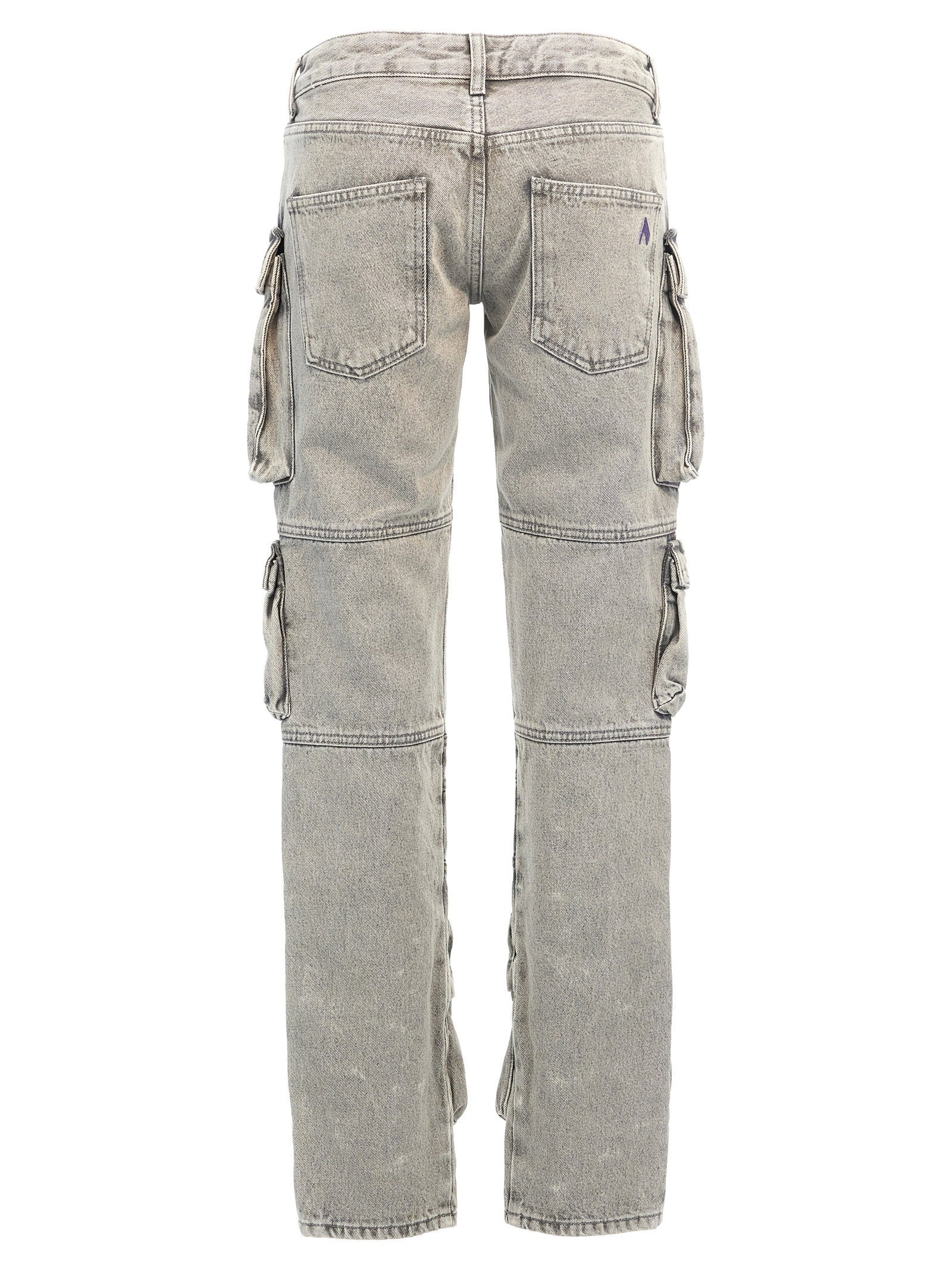 The Attico Essie Jeans Gray
