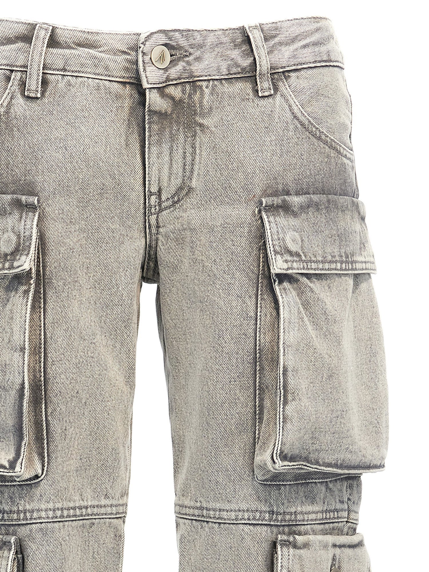 The Attico Essie Jeans Gray